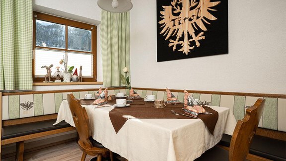 Frühstücksraum - Pension Berggeist - Sölden