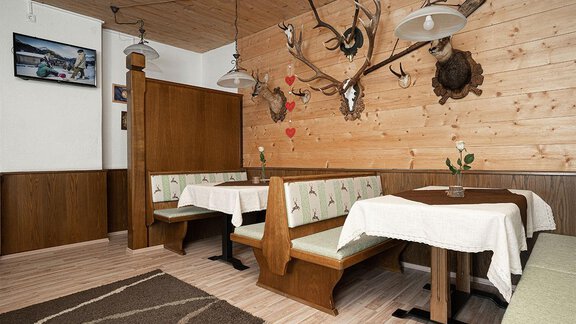 Frühstücksraum - Pension Berggeist - Sölden