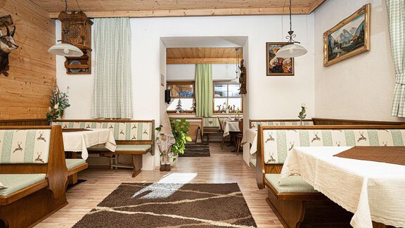Frühstücksraum - Pension Berggeist - Sölden