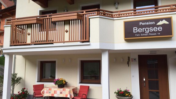 Terrasse - Pension Bergsee - Sölden
