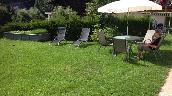 Außenanlage - Pension Birkenheim - Sölden