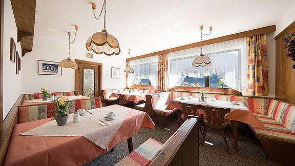Frühstücksraum - Pension Charly - Sölden
