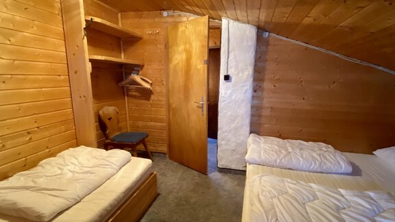 Schlafzimmer für 4 Personen - Thalers Almhütte (Stabele) - Sölden