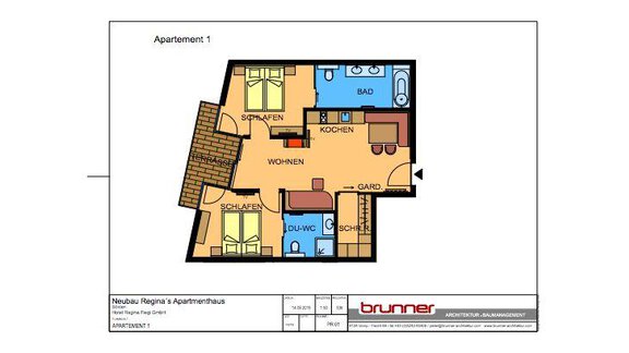 Grundriss 1 - THE DELUXE by Regina - Sölden