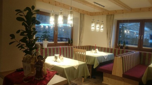 Frühstücksraum 1 - Gästehaus Soldanella - Vent