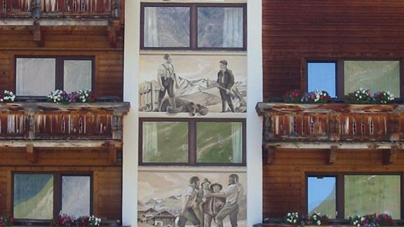 Geierwallihof-Rückseite - Gasthof Geierwallihof - Vent