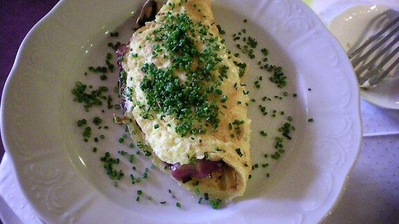 Omelette Frühstück - Gasthof Geierwallihof - Vent