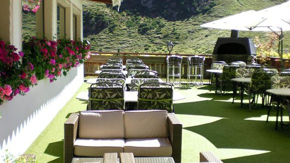 Bild Terrasse - Gasthof Geierwallihof - Vent | © Gh. Geierwallihof