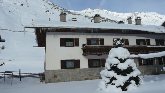 Hausansicht Winter - Haus Eberhard - Vent