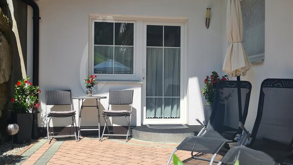 Terrasse App. 1 Schlafzimmer - Appartement Skorpion - Sölden