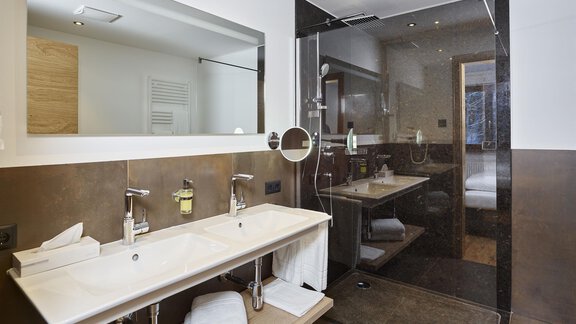 Badezimmer - Alpenappartement Central Valley Penthouse - Längenfeld