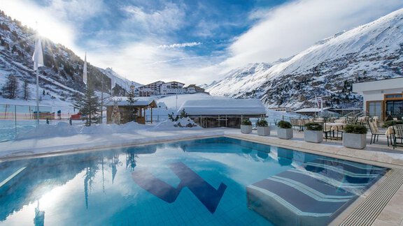Outdoorpool - Alpen-Wellness Resort Hochfirst - Obergurgl 
