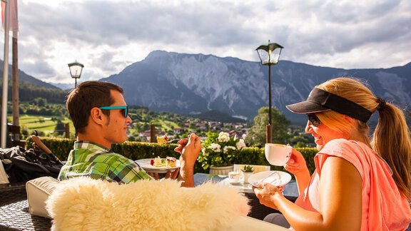 Nachmittagsjause genießen - Aktiv Panoramahotel Daniel - Sautens