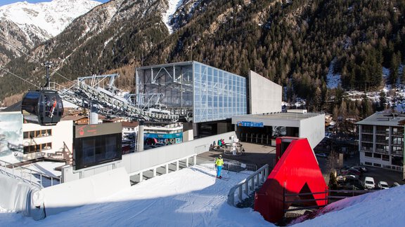 Giggijochbahn Talstation - "stefan" Hotel - Sölden
