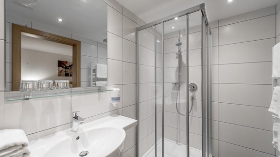 Badezimmer - Apart Hotel Garni Wieser - Sölden