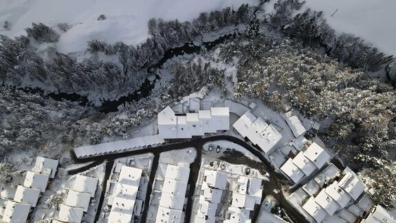 Winter-von-oben-01 - Apart Mount Everest - Sölden