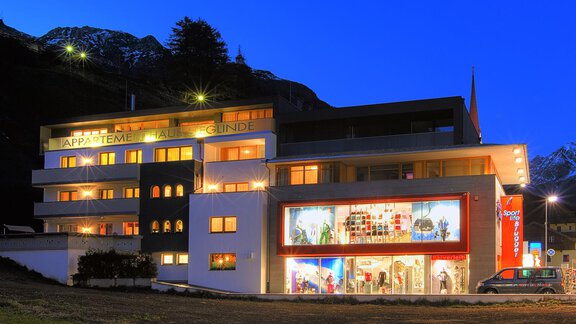 Aussenansicht Winter - Appartementhaus Sieglinde - Sölden