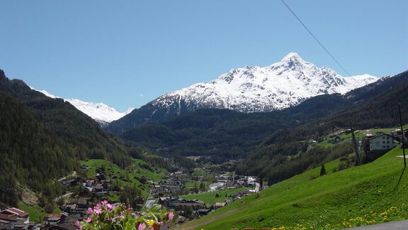 Blick auf Sölden - Brandlehof - Sölden