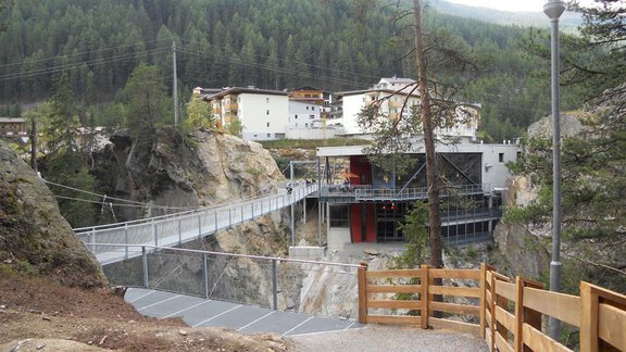 Hängebrücke - Forsthaus Falkner - Sölden