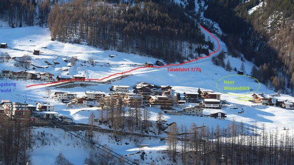 lageplan (2) - Gästehaus Wiesenblick - Sölden