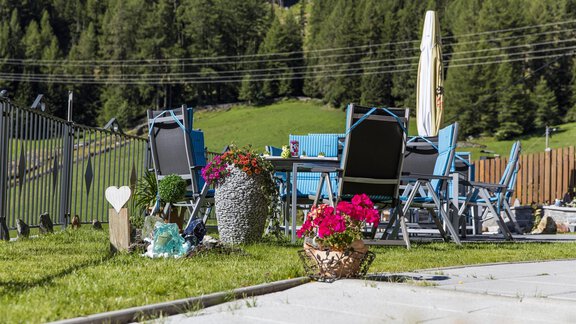 Terrasse - Gasthof Granstein - Sölden