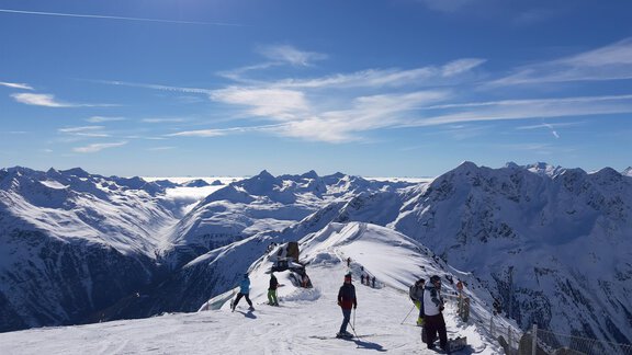 Aussicht Piste - Haus Landers - Sölden