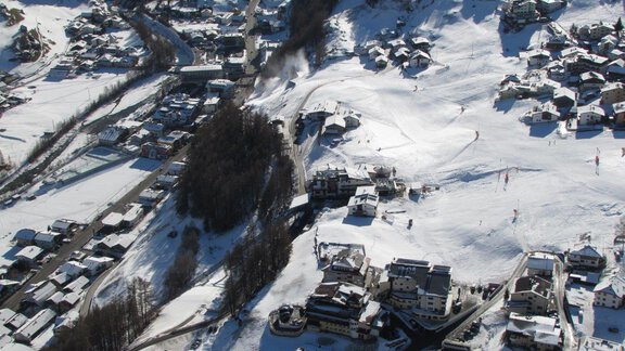 Luftaufnahme Hotel Bruno - Sölden