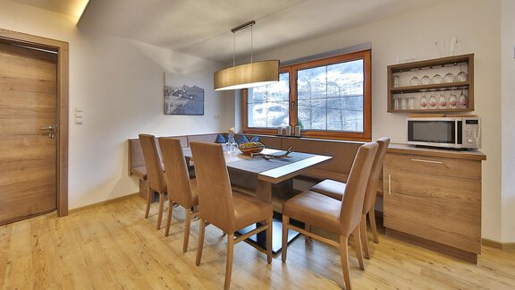 Esstisch Panorama Apart - Hotel Garni Apart Fiegl - Sölden