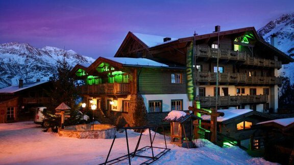 Silbertal Winter Dämmerung - Hotel Silbertal **** - Sölden