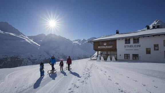 Stablein Rodeln - Haus Hubertus - Vent
