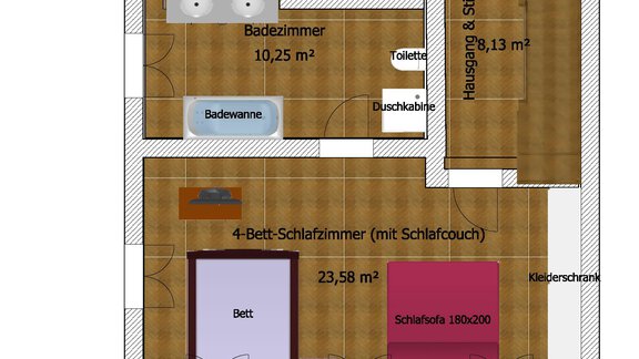 Chalet Skizze 2 OG - Chalet s’Tyrolia - Zwieselstein