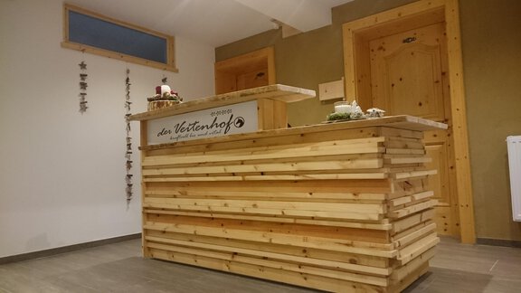 Rezeptionsbereich  - Appartements & Biobauernhof der Veitenhof - Niederthai
