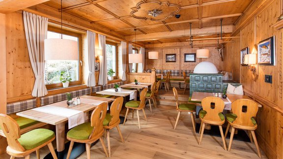 Frühstücksstüberl - Pension Hohenfels - Obergurgl 