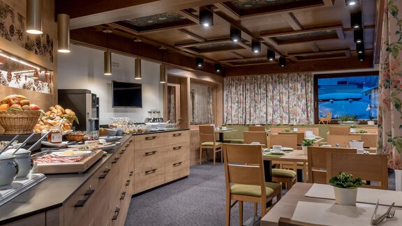 Frühstücksraum - Apart Hotel Garni Wieser - Sölden