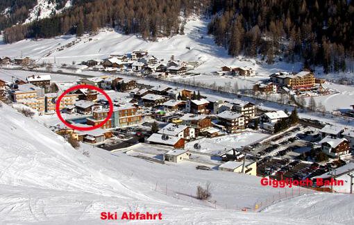 Nahe bei der Giggijochbahn - Garni Concordia - Sölden