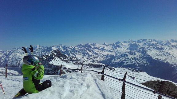 Panorama Schwarze Schneid - Haus Landers - Sölden