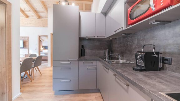 Küche - Hochstatt Appartements - Zwieselstein