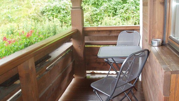 Balkon mit Blick auf die Bergwelt - Appartement Harmonie - Sölden