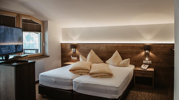 DZ on Top Schlafraum - Hotel Garni Viktoria - Sölden