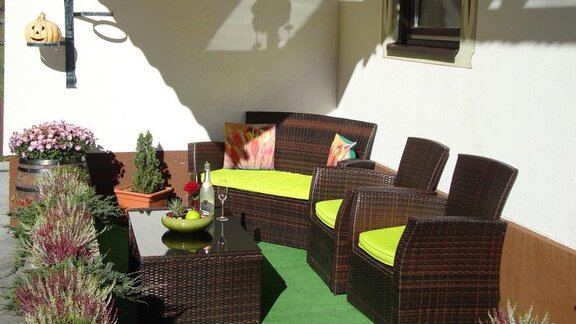 Terrasse - Haus Sonnschein - Zwieselstein