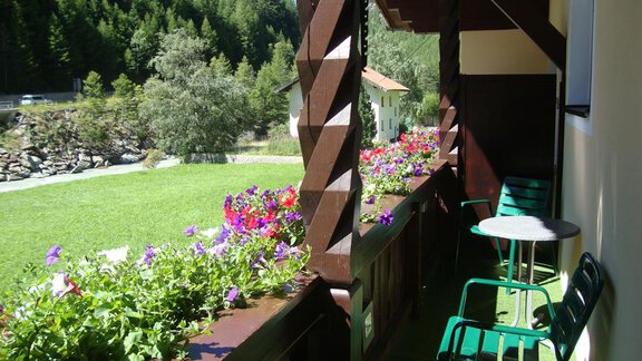 Balkon Dreibettzimmer - Haus Sonnschein - Zwieselstein