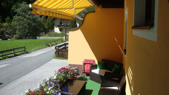 Terasse - Haus Sonnschein - Zwieselstein