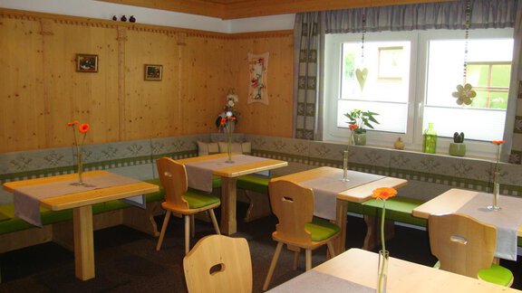 Frühstücksraum - Haus Sonnschein - Zwieselstein