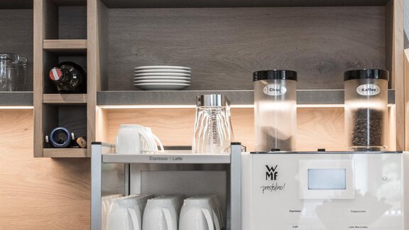 Frühstücksraum Kaffeespezialitäten - Garni Ötztal ROOMS & APARTS - Zwieselstein