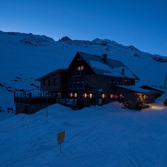 Karlsruher Hütte Abend - Ötztal