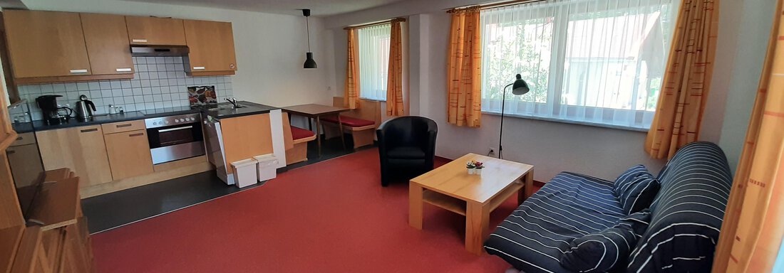 Küche mit Ess- Wohnbereich | © Riml/Zelger (CC C) Küche mit Ess- Wohnbereich - Gästehaus Elisabeth - Gries