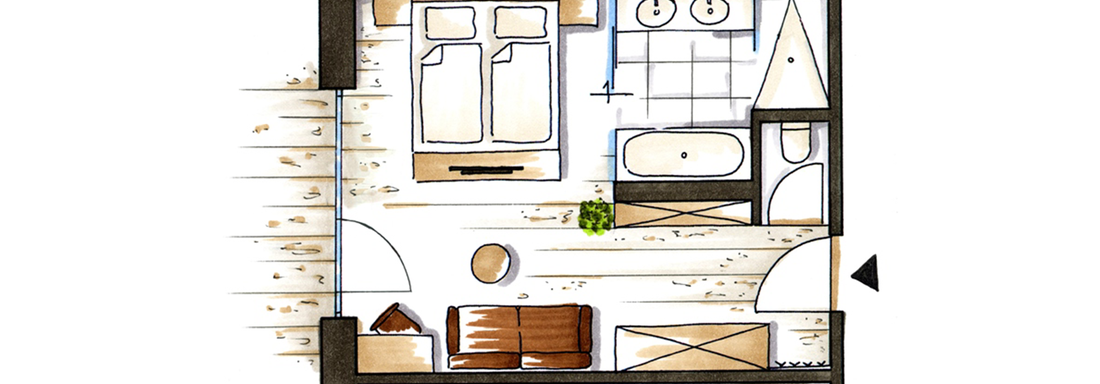 Grundriss - Hotel Schöne Aussicht - Neu - Hochsölden