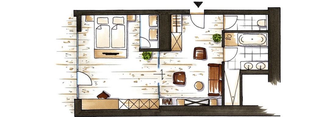 Floor Plan - Hotel Schöne Aussicht - Neu - Hochsölden