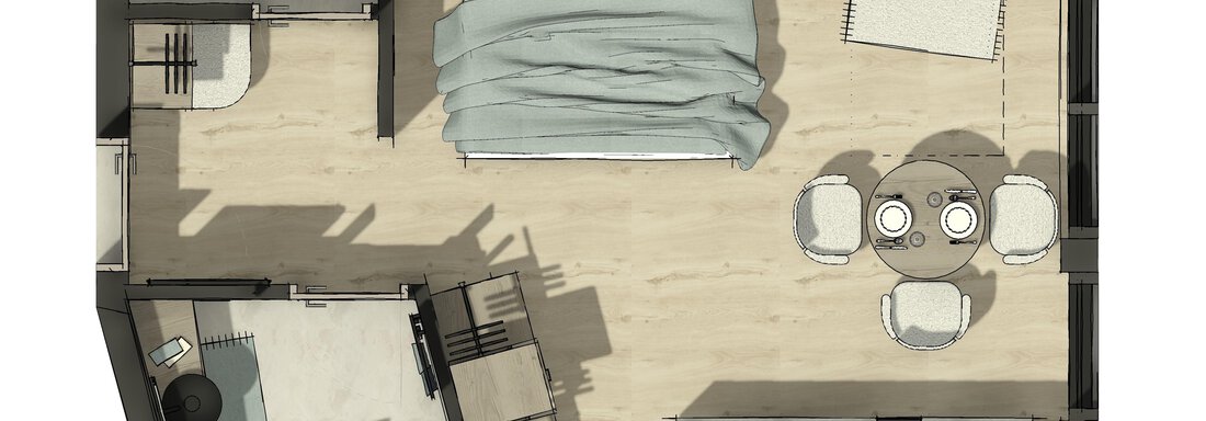 vivo felice Skizze - ViVo Hochsölden 2.090 m - Hochsölden