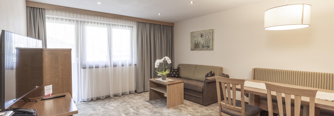 Wohnzimmer_TypA - Appartements Panorama - Längenfeld